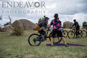 Rowdy Gowdy Women's Camp instructor helping student