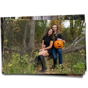 a couple at Dixon Reservoir in Fort Collins photoshoot 2024
