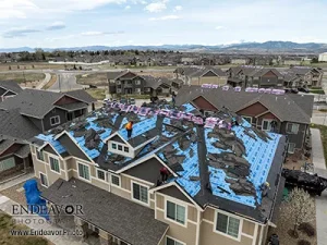 drone roofing photos and videos in berthoud colorado